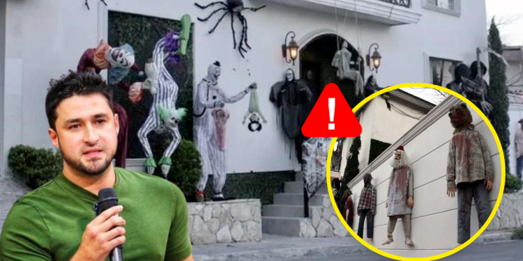 Decoración De Glen Zambrano En Halloween - Tu Vecino Informa