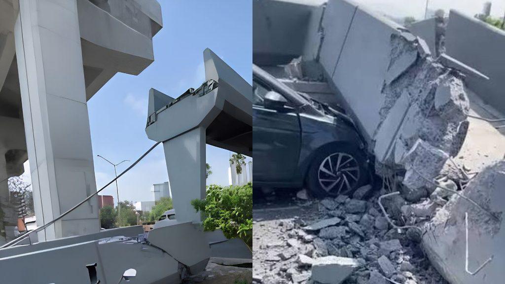 Derrumbe Del Puente Peatonal Por Obras Del Metro  - Tu Vecino Informa